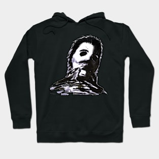 Michael Myers paint and brush Hoodie